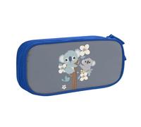 Simpatico astuccio da appendere a forma di koala, per ragazzi e ragazze, grande astuccio per penne da scrivania, cancelleria, astuccio per scuola, ufficio, borsa per il trucco con cerniera, rosa