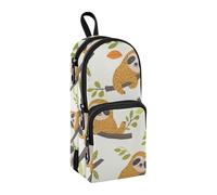 Simpatico astuccio divertente con koala, grande capacità, con scomparto per studenti, a forma di zainetto, organizer per cancelleria, astuccio per matite e pennarelli, per scuola, ufficio, lavoro,