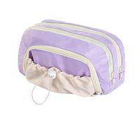 Simpatico astuccio | Organizer con coulisse per forniture scolastiche | Borsa impermeabile grande organizer estetico per scolari, Lavanda, Se référer au descriptif, Fare riferimento alla descrizione