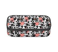 Simpatico astuccio Panda speciale per ragazze e ragazzi, astuccio grande per matite grande astuccio per matite, astuccio per matite per cancelleria per studenti con cerniera per scuola e lavoro d'uf