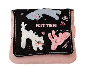 Simpatico astuccio portatile per assorbenti igienici e cosmetici, organizer compatto per viaggi o uso quotidiano, Inseguendo i sogni, Organizer per borse