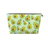 Simpatico avocado stampato, Borsa da toilette Borsa per trucco Borsa per cosmetici Borsa da toilette da viaggio portatile