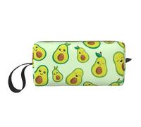 Simpatico avocado stampato, Borsa per il trucco Borsa per cosmetici Borsa da toilette da viaggio portatile Borsa per trucco Organizer