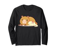 Simpatico Axolotl Spesso con Capibara Maglia a Manica