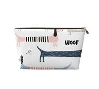 Simpatico bassotto blu navy, Borsa per il trucco Borsa per cosmetici Borsa da toilette da viaggio portatile Borsa da toilette
