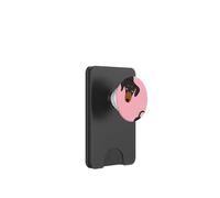 Simpatico bassotto Peekaboo | Pink Minimal Dog Art PopSockets PopWallet per MagSafe