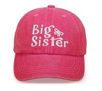 Simpatico berretto da baseball ricamato per bambini, regolabile, lavato invecchiato, vintage, cappello da sole da cowboy, per ragazzi e ragazze dai 3 agli 8 anni