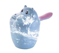 Simpatico bicchiere per shampoo a forma di cartone animato, tazze da bagno per bambini con beccuccio morbido | da bagno a forma di pesce per sciacquare delicatamente i capelli | versatore
