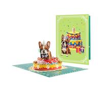 Simpatico biglietto di auguri di compleanno, biglietto di auguri di carta per le vacanze, cartoline creative 3D decorazione per incontri ragazzi, uomini, ragazze, donne, adulti, mamma e bambini