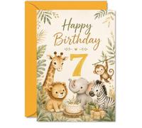 Simpatico biglietto per il 7° compleanno, Safari Birthday Bash