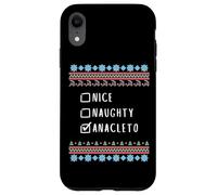 Simpatico Birichino Natale Anacleto Maglione Brutto Custodia per iPhone XR