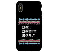 Simpatico Birichino Natale Charly Maglione Brutto Custodia per iPhone X/XS