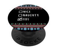 Simpatico Birichino Natale Fifi Maglione Brutto PopSockets PopGrip Adesivo