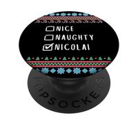 Simpatico Birichino Natale Nicolai Maglione Brutto PopSockets PopGrip Adesivo