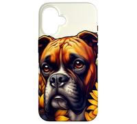 Simpatico boxer per cani e cuccioli, per amanti dei cani, per uomini, donne e bambini Custodia per iPhone 16