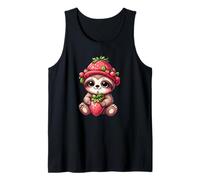 Simpatico bradipo cartone animato con fragole Canotta