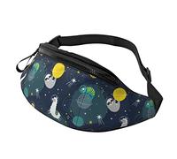 Simpatico Bradipo Tartaruga Alpaca Camaleonte nello spazio Borsa a tracolla Corridore Piccolo Corsa Sport Sottile Alla moda Per Jogging Escursionismo Donna