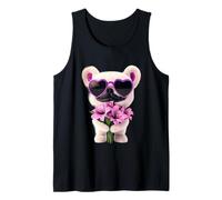 Simpatico Bulldog francese con occhiali a forma di cuore Canotta