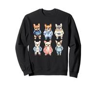 Simpatico Bulldog francese Frenchie Felpa con cappuccio stile cuccioli Felpa