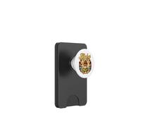 Simpatico bulldog hawaiano Hula Tramonto Tropicale Beach Dog Art PopSockets PopWallet per MagSafe