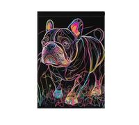 Simpatico Bulldog piccole bandiere esterne decorative bandiere esterne banner per la decorazione esterna 28x40 double sided
