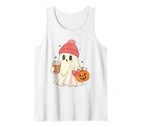 Simpatico caffè Fantasma per Halloween - Pumpkin Spice Latte Fall Ghost Canotta