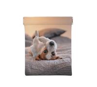 Simpatico cagnolino Jack Russell Terrier, Spremere il portafoglio superiore da donna Borsa portaoggetti Piccola portamonete Portamonete
