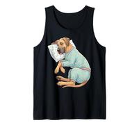 Simpatico Cane Alano Che Dorme in Pigiama Canotta