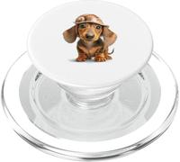 Simpatico cane bassotto Weiner in un guscio di lumaca PopSockets PopGrip per MagSafe