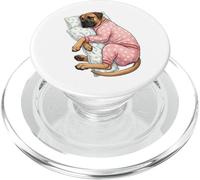 Simpatico cane Boerboel che dorme in pigiama, arte della buonanotte PopSockets PopGrip per MagSafe