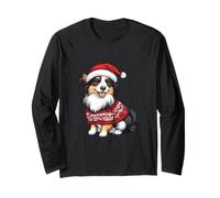 Simpatico Cane Border Collie di Natale | Vacanze di Natale Maglia a Manica