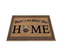 Simpatico Cane Bulldog Francese, Non C'È Posto Come Casa Tappeto Ingresso Casa Facile Da Pulire Tappeti D'Ingresso Divertenti Zerbino Di Benvenuto Per Balcone Camera Letto Soggiorno 40X60Cm