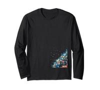 Simpatico Cane Bulldog Inglese in Un Albero di Natale per Uomini e Donne Maglia a Manica