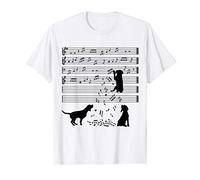Simpatico cane canino nota musicale musicista chiave Maglietta