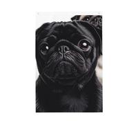 Simpatico cane carlino nero benvenuto giardino bandiera 2x3 Ft No Fade Double Sided Casa Yard Bandiere Outdoor Banner Decor Per Cortile Portico Prato