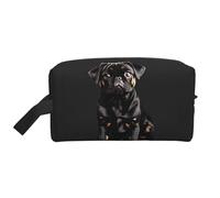 Simpatico cane carlino nero-standard-scale-2_00x stampa trucco da viaggio organizer cosmetico borsa grande capacità borsa borsa