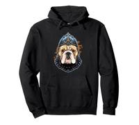 Simpatico cane cavaliere divertente medievale Ren Faire Jousting medievale Felpa con Cappuccio