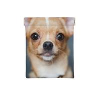 Simpatico cane chihuahua divertente, Spremere il portafoglio superiore da donna Borsa portaoggetti Piccola portamonete Portamonete