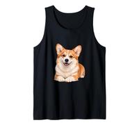 Simpatico Cane Corgi - Adorabile Corgi Sorridente Canotta