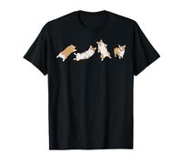 Simpatico Cane Corgi Posa Divertente Amante dei Cani Maglietta