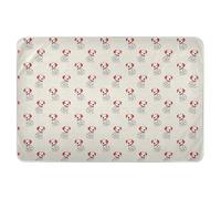 Simpatico cane dalmata cartone animato per addestramento al vasino cuscino morbido assorbente per cambio pannolino pad anti-labbro viaggio per neonato, 52 pollici L x 34 pollici B