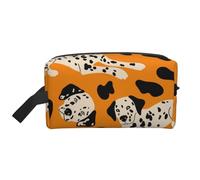 Simpatico cane dalmata, organizer per cosmetici di grande capacità, borsa da viaggio per il trucco da donna