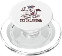 Simpatico cane della prateria che scia in Oklahoma Umoristico PopSockets PopGrip per MagSafe