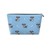Simpatico cane di modello animale Schnauzer, Borsa da toilette Borsa per trucco Borsa per cosmetici Borsa da toilette da viaggio portatile