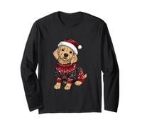 Simpatico Cane Golden Retriever di Natale | Vacanze di Natale Maglia a Manica