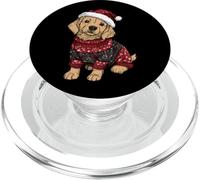 Simpatico cane Golden Retriever di Natale | Vacanze di Natale PopSockets PopGrip per MagSafe