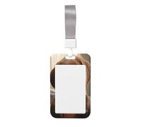 Simpatico cane labrador 1 stampa resistente porta badge con bobina retrattile, porta badge identificativo, portachiavi, badge da lavoro, clip per infermiere, insegnanti, studenti, ufficio, donne e