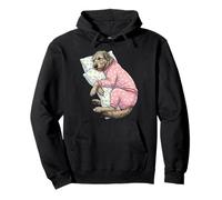 Simpatico Cane Levriero Irlandese Che Dorme in Pigiama Felpa con Cappuccio