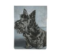 Simpatico cane Scottish Terrier nero, Custodia per laptop in pelle PU, borsa per notebook, custodia per laptop, custodia per tablet