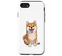 Simpatico cane Shiba seduto Custodia per iPhone SE (2020) / 7/8